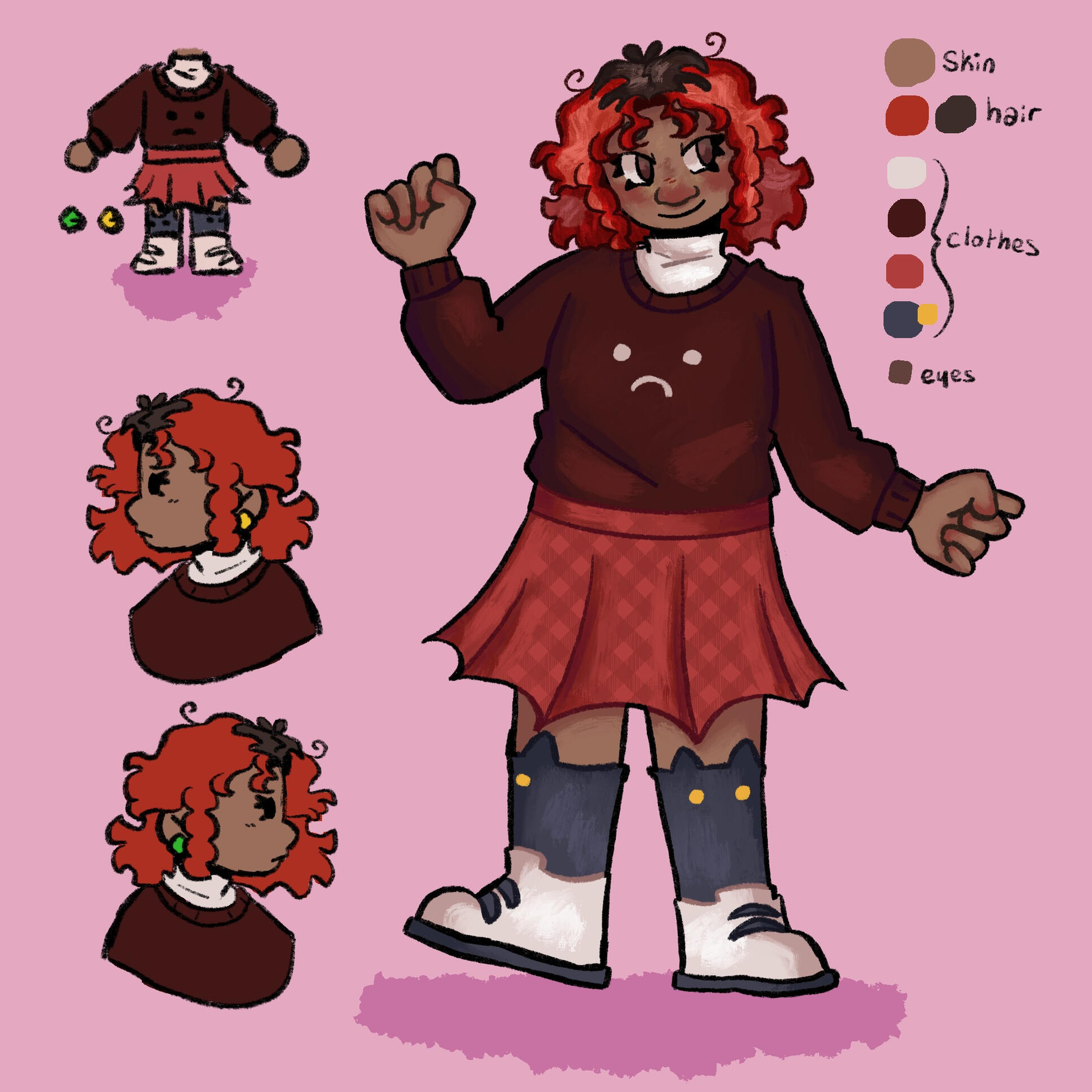 an illustration of an original character