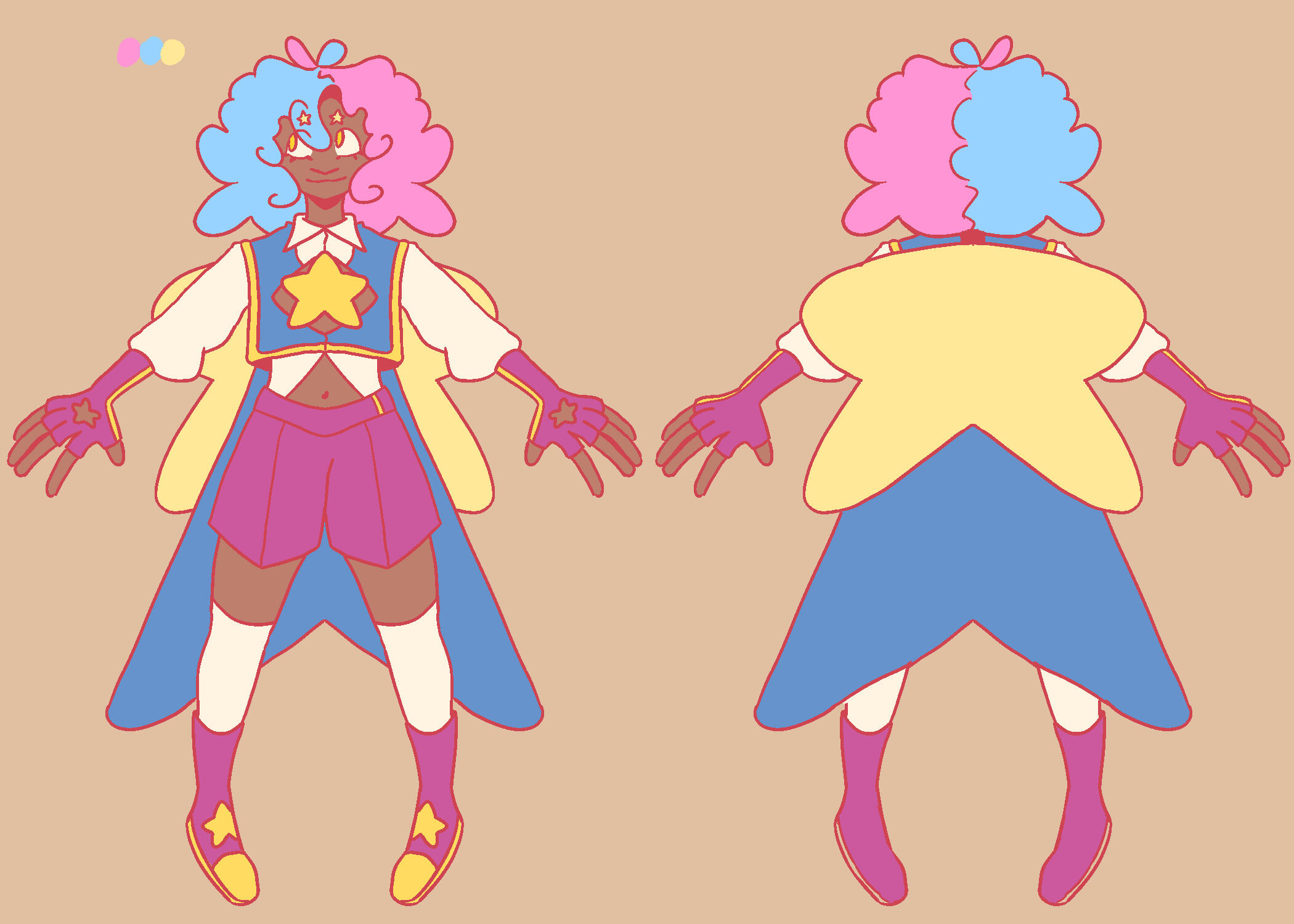 an illustration of an original character