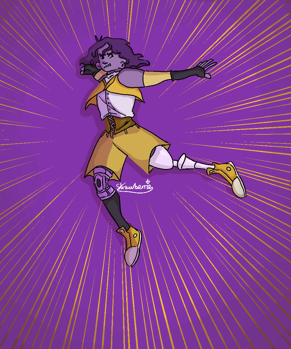 an illustration of an original character