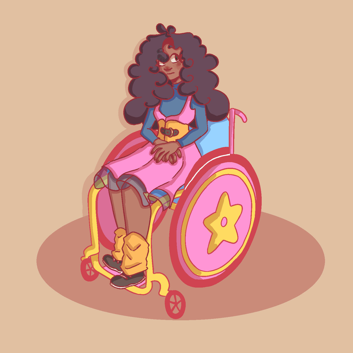 an illustration of an original character