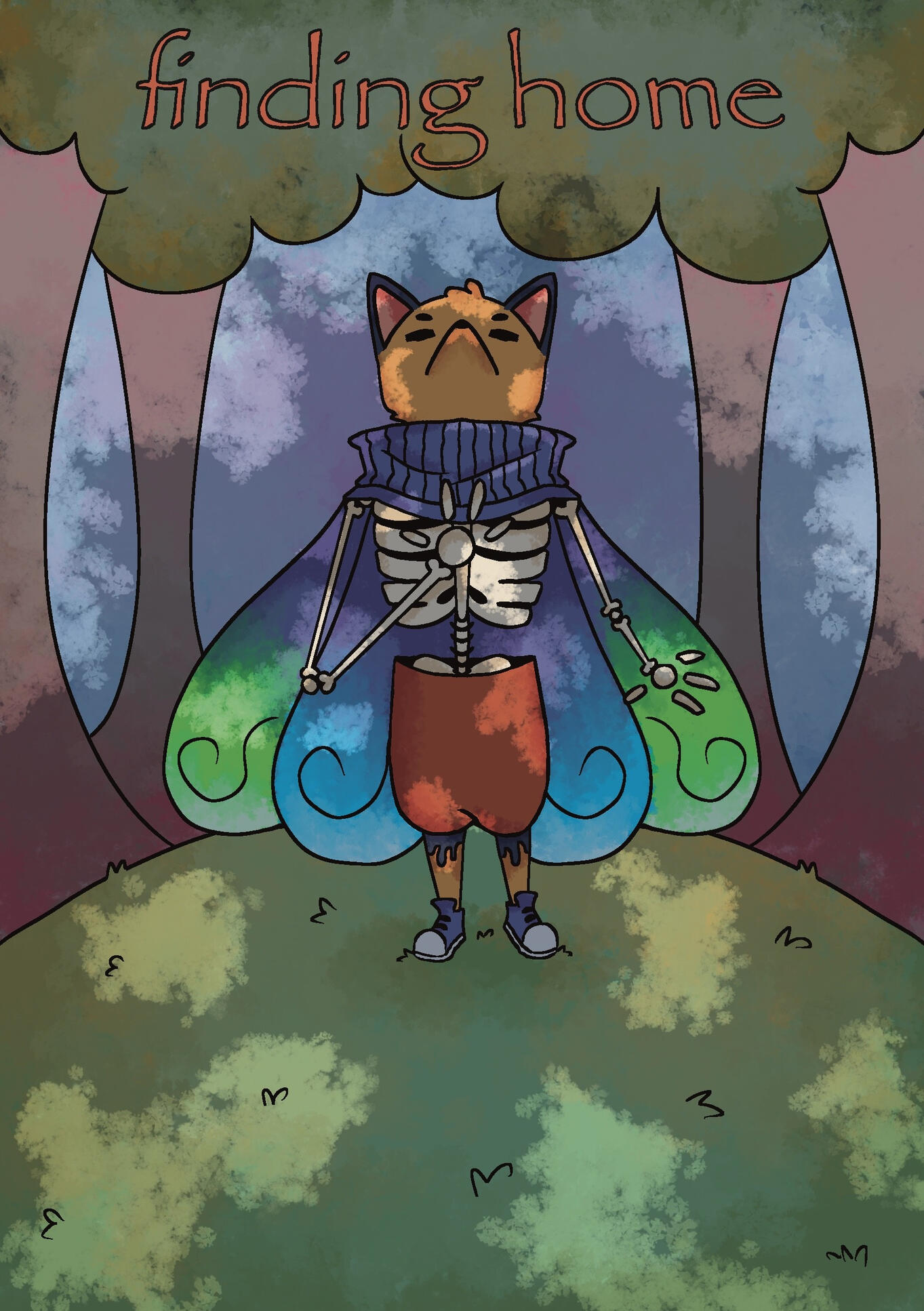 illustrated cover of "Finding Home"