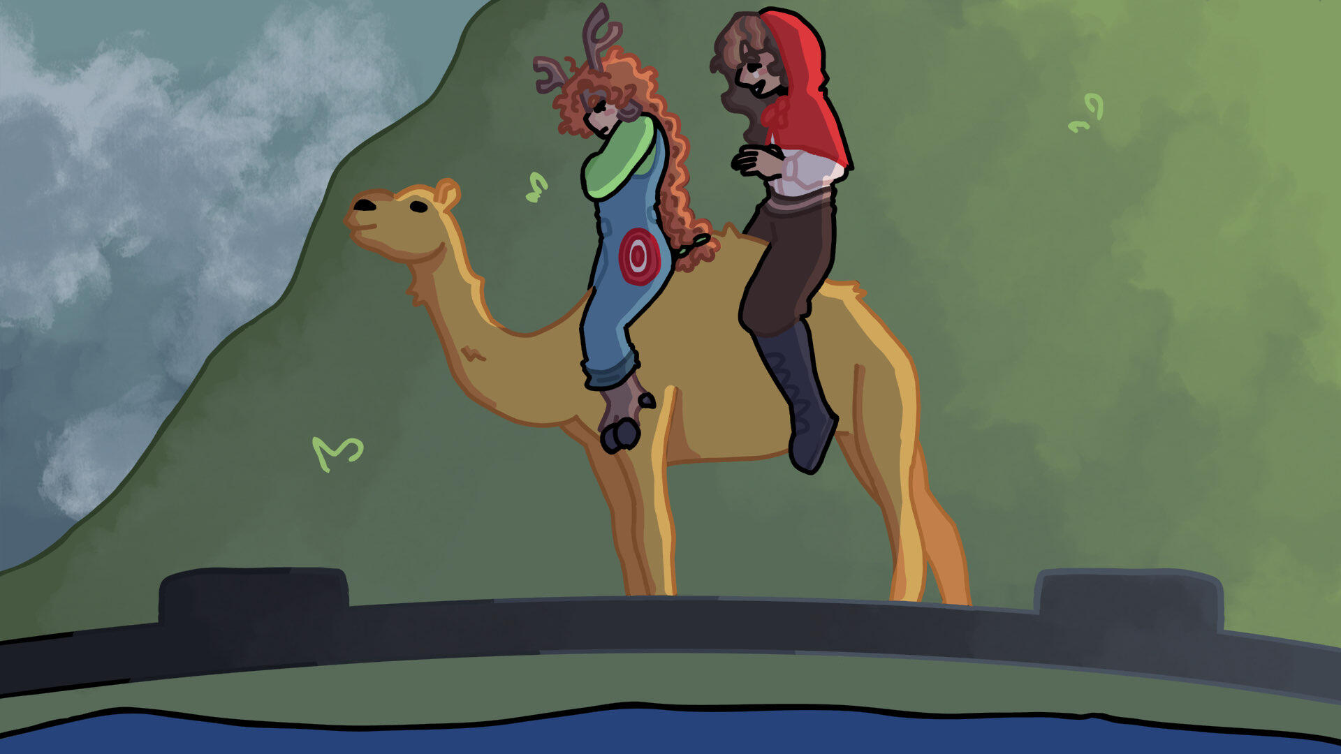 an illustration of Geminitay and Pearlescentmoon in Wild Life