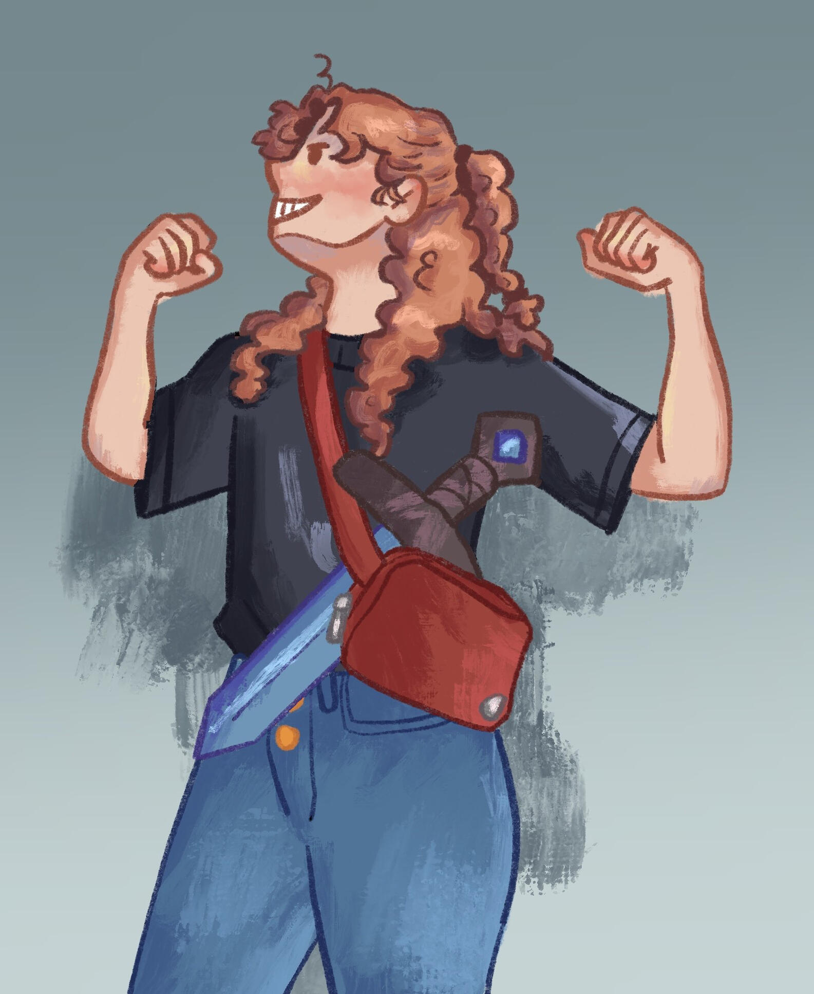 a redraw of an image from Geminitay's instagram story