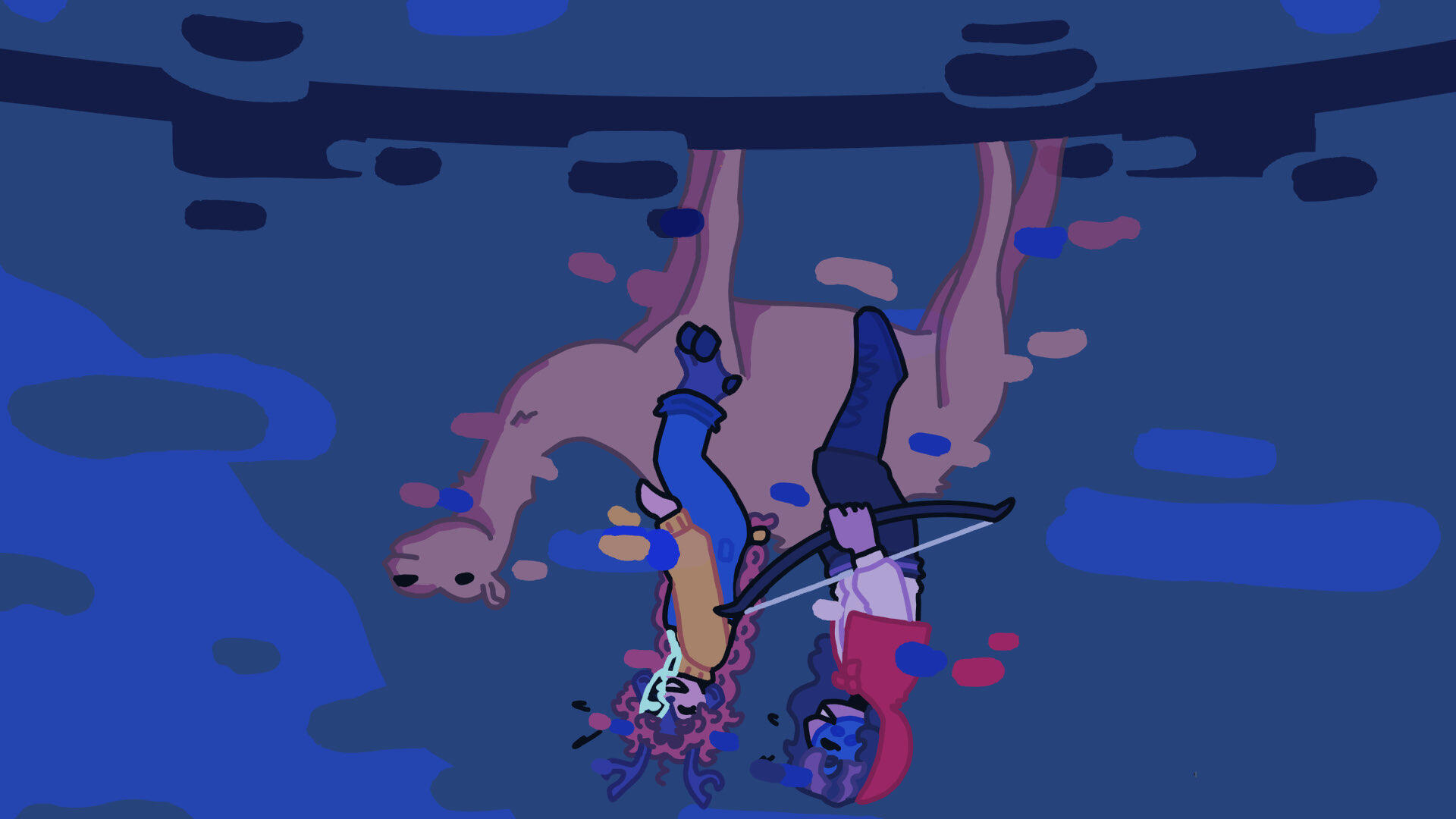 an illustration of Geminitay and Pearlescentmoon in Secret Life