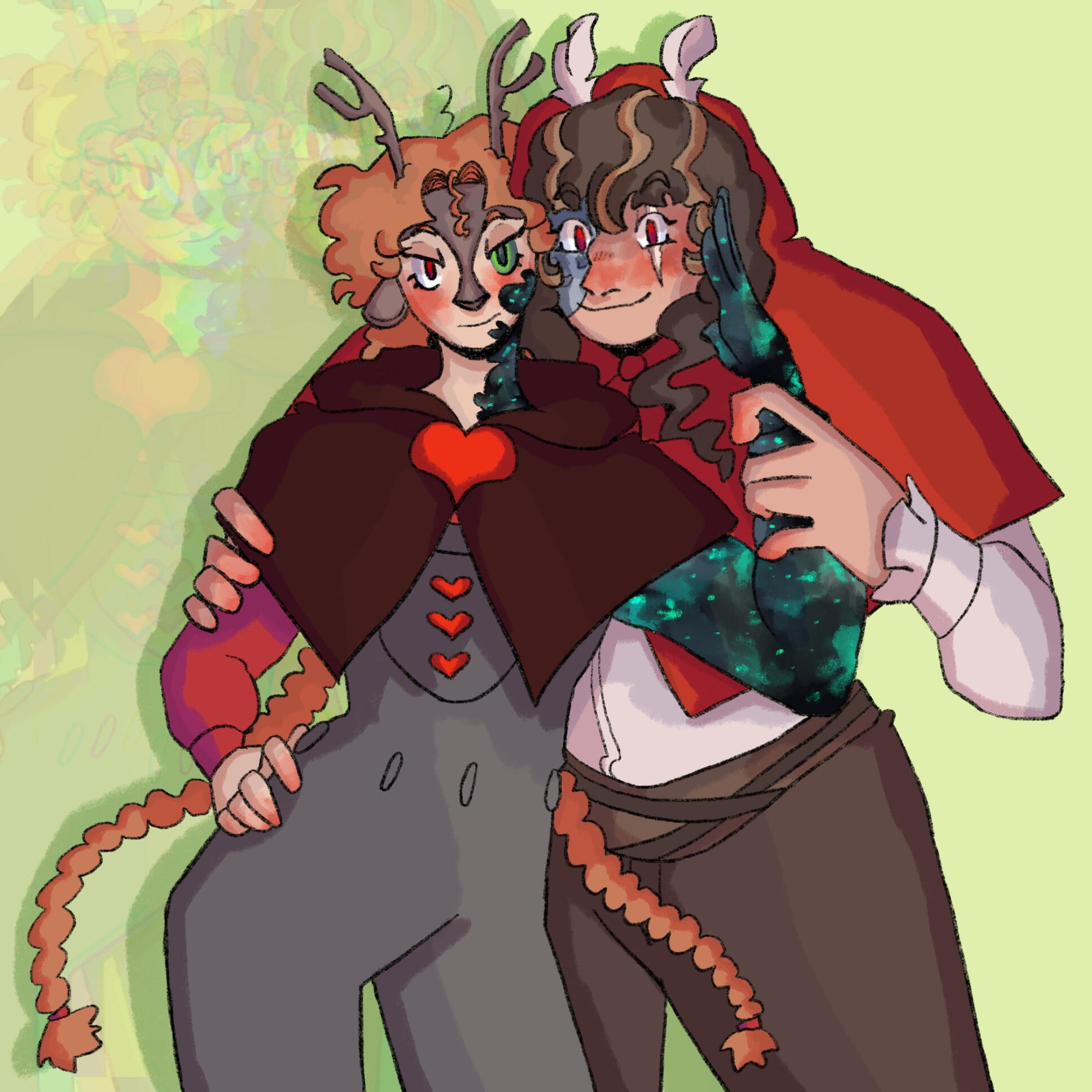 illustration of secret life Geminitay and Pearlescentmoon