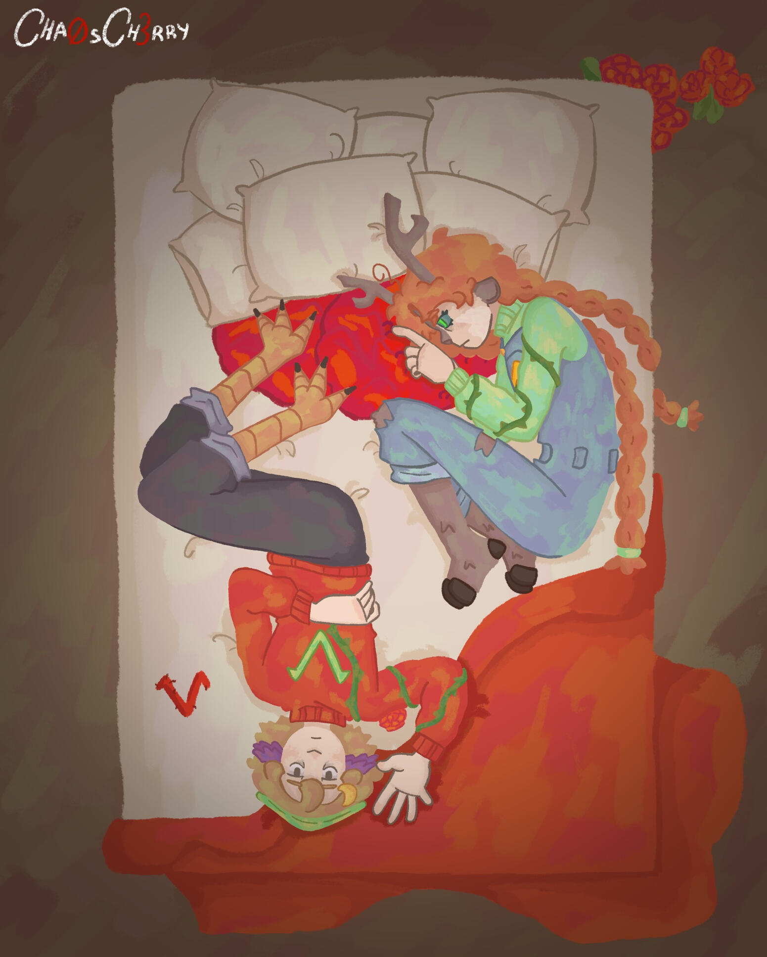 08/25│The Villies│Twin Beds and One Less Villy